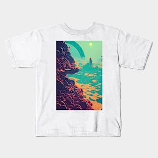 Colossal Statue in a New World Kids T-Shirt